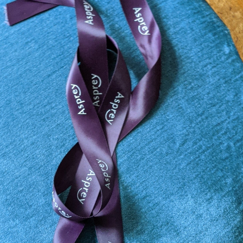 Asprey purple ribbon 48"